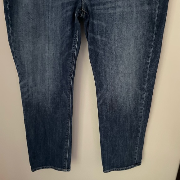 Old Navy Dark Indigo Boyfriend Jeans Size 16 - Picture 8 of 9